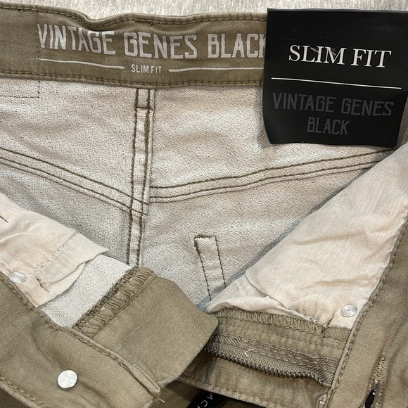 NWT Vintage Genes Black Slim Fit Jeans Size 28W x 30L - Picture 9 of 9